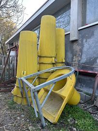 Tubo scarico macerie