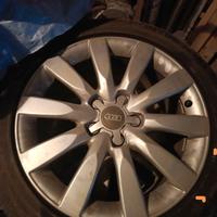  4cerchi audi originali 17 gomme al50%