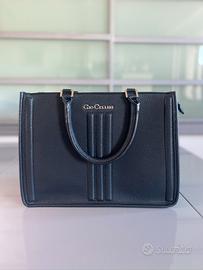BORSA PELLE NERA GIO’ CELLINI