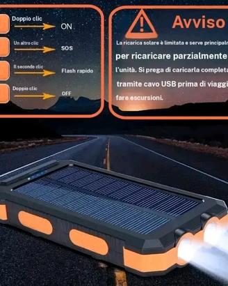 Power bank a ricarica solare