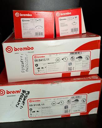 Kit freni dischi e pastiglie Brembo per Audi A3