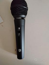 Microfono Dinamico LEM LM 20 karaoke dj musicisti