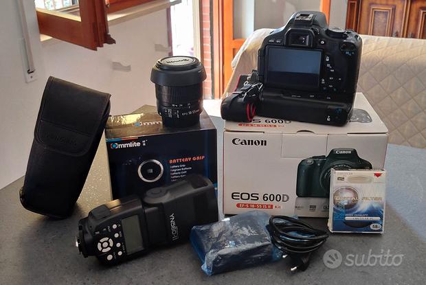 Canon EOS 600D + kit + accessori
