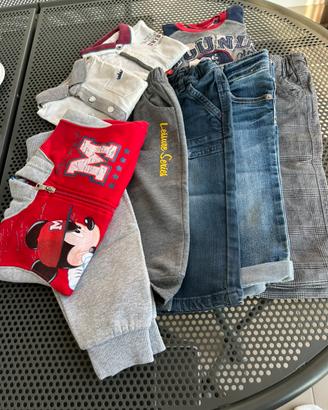 Lotto abbigliamento 12 mesi
