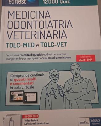 Editest 12000 Quiz: Medicina, Odontoiatria e Veter