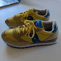 Saucony Jazz taglia 41 bianche-gialle