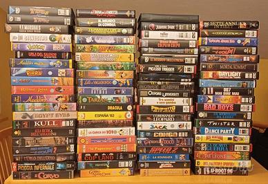 Lotto di Videocassette vhs stock 89 pezzi