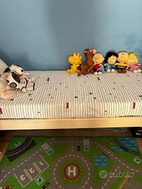 Letto singolo bambino+comodino+materasso