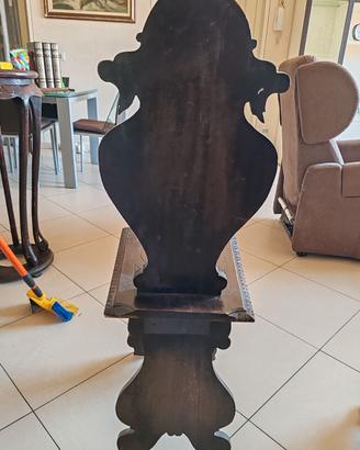 Sedia antica da sala o camera
