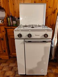 Mini cucina a gas 3 fuochi 