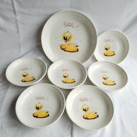 ✅Set di piatti in ceramica, composto da 7 pezzi