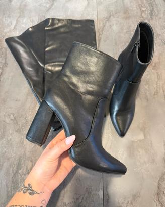 stivaletto trasformabile in stivale al ginocchio