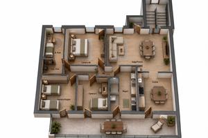 Quadrilocale di nuova costruzione con due bagni
