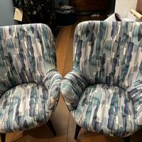 coppia poltroncine a uovo anni '50