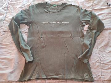 Maglia maniche lunghe cotone Benetton