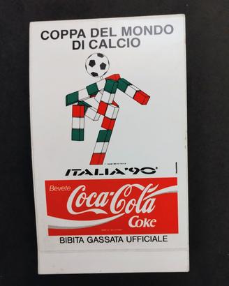 Adesivo Coca Cola Coke Italia 90 mondiale calcio
