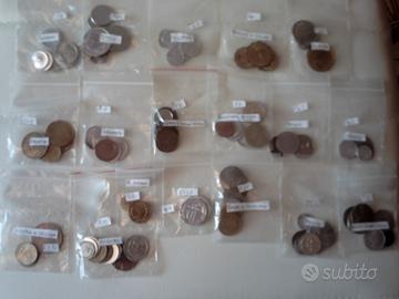 Monete straniere da tutto il mondo,18 lotti divers