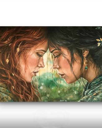 Dipinto originale acrilico, quadro arte moderna 