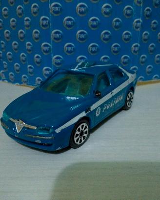  modellino Alfa Romeo 156 Polizia 1/43