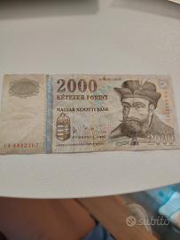 Banconota Ungheria 2000 Fiorini-2005