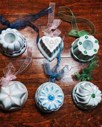 Set stampini per budino in ceramica