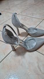 Scarpe argento