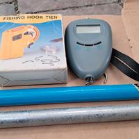 Lotto materiale pesca.