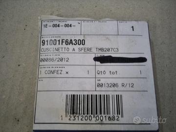 CUSCINETTO BRG.TMB207C3 SYM 91001-F6A-300