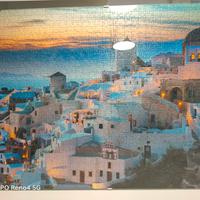 Puzzle Santorini 50x70 con cornice.