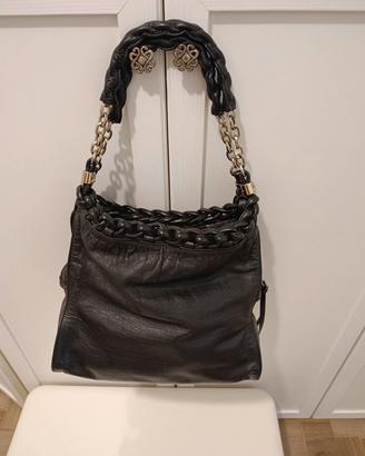 borsa nera in pelle Coccinelle 