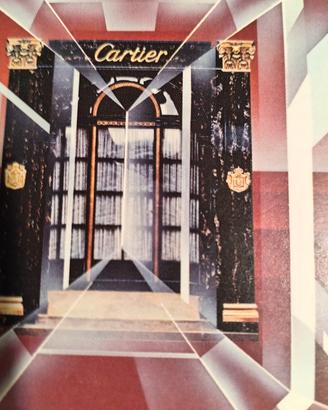 Biglietto di Auguri  vintage Cartier   raro pezzo