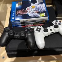 PlayStation PS4 Slim 500GB + 2 controller original