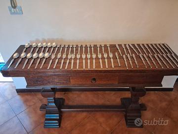 Servizio posate vintage acciaio inox – 12 coperti