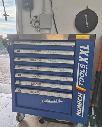 Carrello Portautensili MUNICH TOOLS XXL Completo