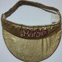 Barbie visiera oro scritta fucsia vintage anni 90