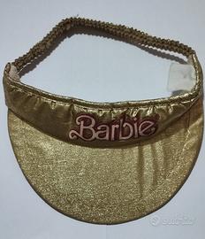 Barbie visiera oro scritta fucsia vintage anni 90