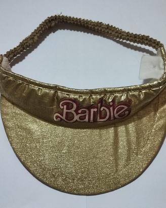 Barbie visiera oro scritta fucsia vintage anni 90