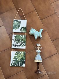 Svuoto casa, lotto 3 oggetti decorativi