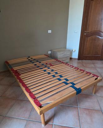 rete ortopedica a doghe in legno 120x200 