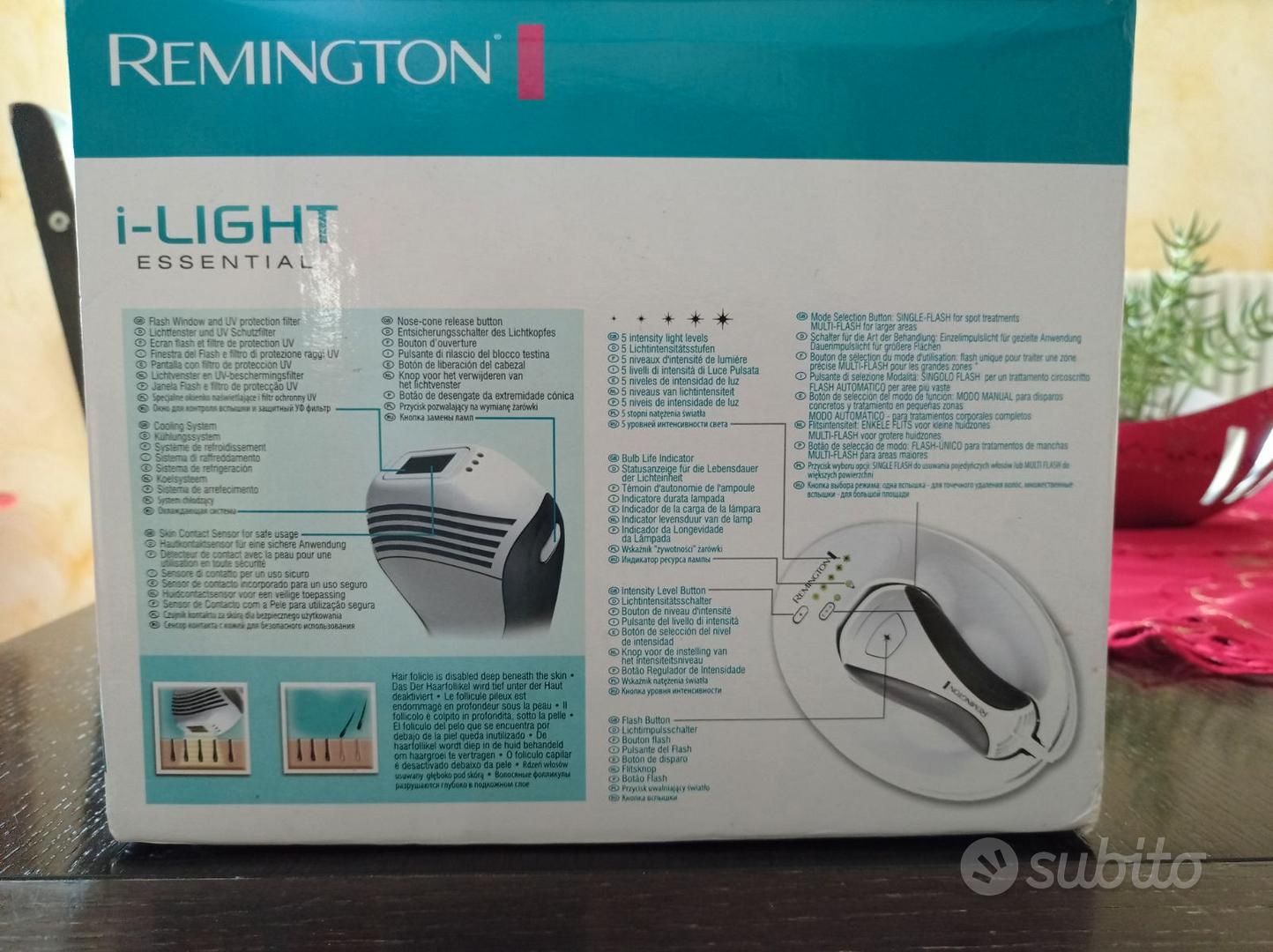 Epilatore luce pulsata Remington i-LIGHT Essential