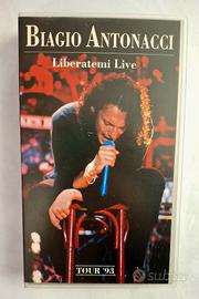 Rara VHS BIAGIO ANTONACCI
-LIBERATEMI LIVE tour-