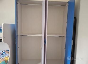 Cameretta Bambini a Soppalco – Completa di Armadio