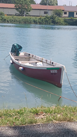 Barca da pesca solo lago