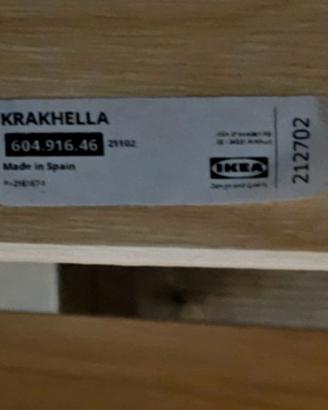 Struttura letto matrimoniale IKEA KRAKHELLA