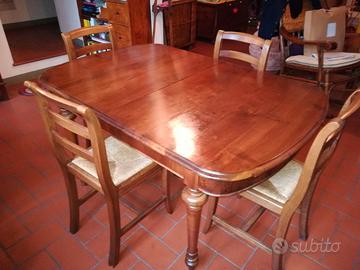 Tavolo da pranzo fine Ottocento