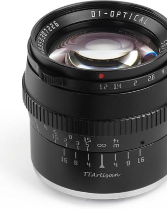 Obiettivo per fujifilm TTArtisan 50mm f1,2 Fuji X