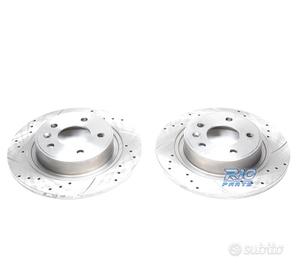DISCHI FRENO FORATI E SCANALATI PER MITSUBISHI