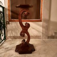 piantana in legno massello