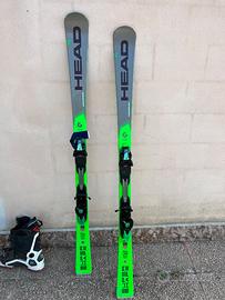 SCI Head Supershape i.Magnum 163 cm,attacchi Tyrol