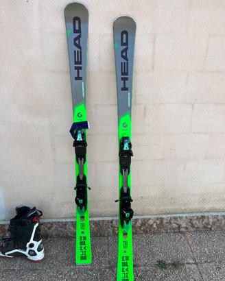 SCI Head Supershape i.Magnum 163 cm,attacchi Tyrol